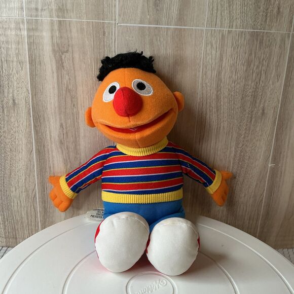 Hasbro Other - Ernie Stuffed Plush Toy,10", by Sesame Street